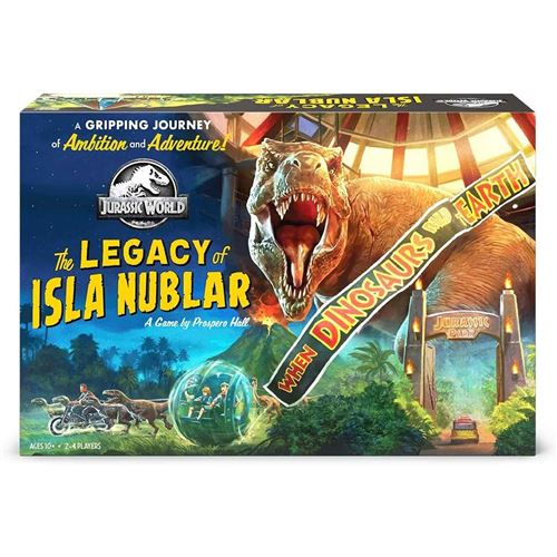 Jogo de Tabuleiro Jurassic World - The Legacy Of Isla Nublar Game - Goliath Online Sale