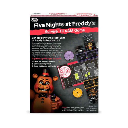 Jogo de Tabuleiro Five Nights At Freddy s: Survive Till  6AM Game - Versão Inglesa - Funko Games | Goliath Online now