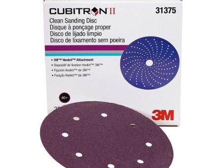 3m - Cubitron II Hookit Clean Sanding Abrasive Disc - 8 inch - 40+ Grade - 25 Pack - 31375 Sale