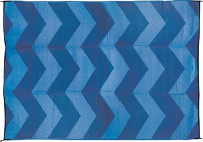 Camco Marine - Outdoor Mat 6 x9  Blue blue Replaces P n 117-42878 Rvx - 42878 Online now